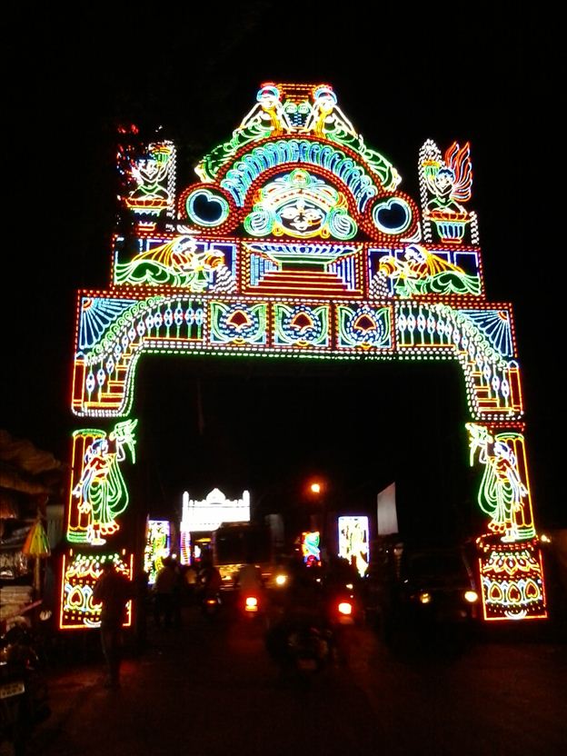The famous Laxmi Puja, in my home town