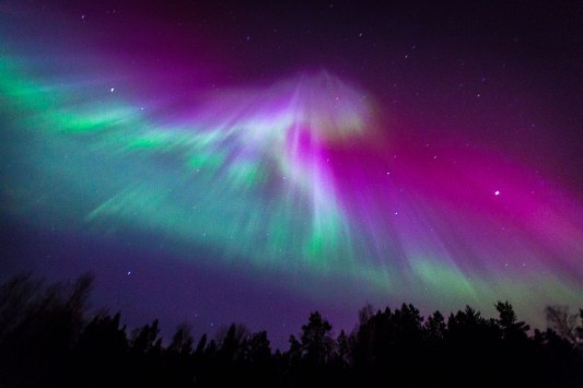 Aurora Borealis or Northern Lights at Ireland. Photo Credit; www.slate.com